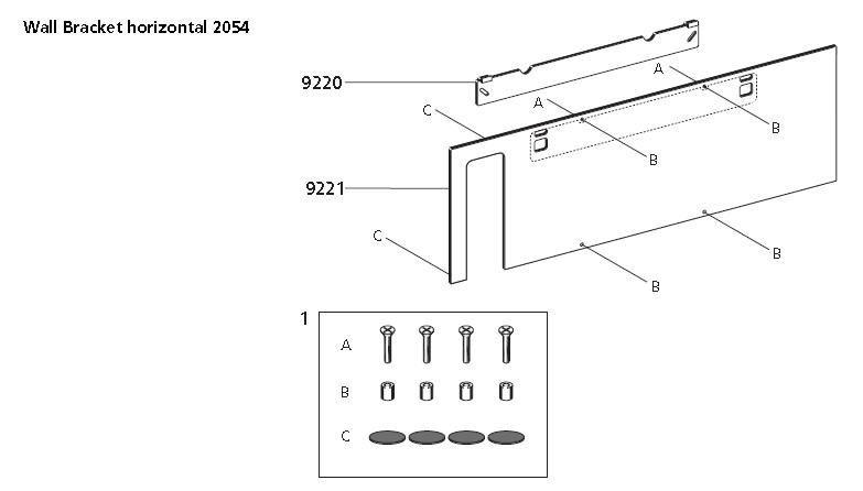 Horizontal Wall Bracket