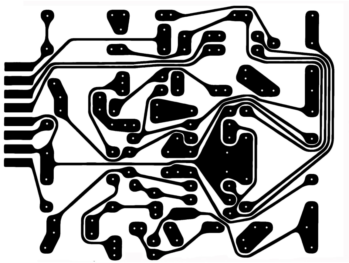 BeoGram 1000 - Pre Amp PCB Traces