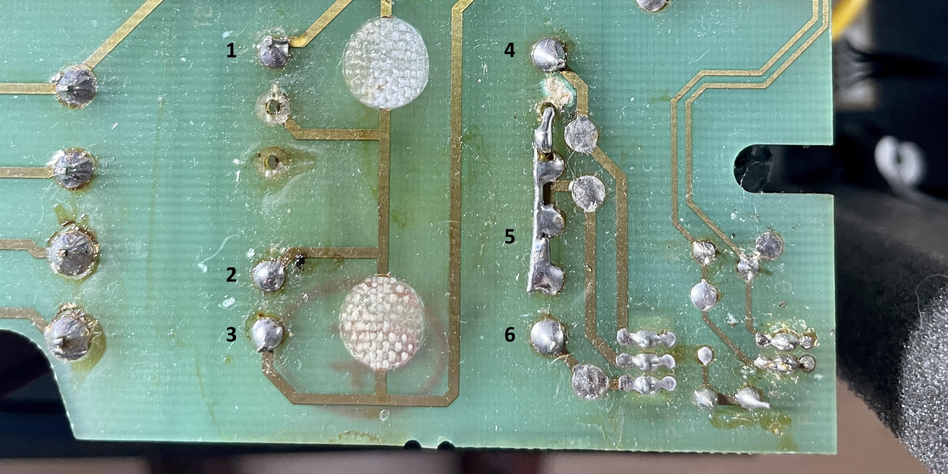 PSU PCB - T2 and Pins (b)